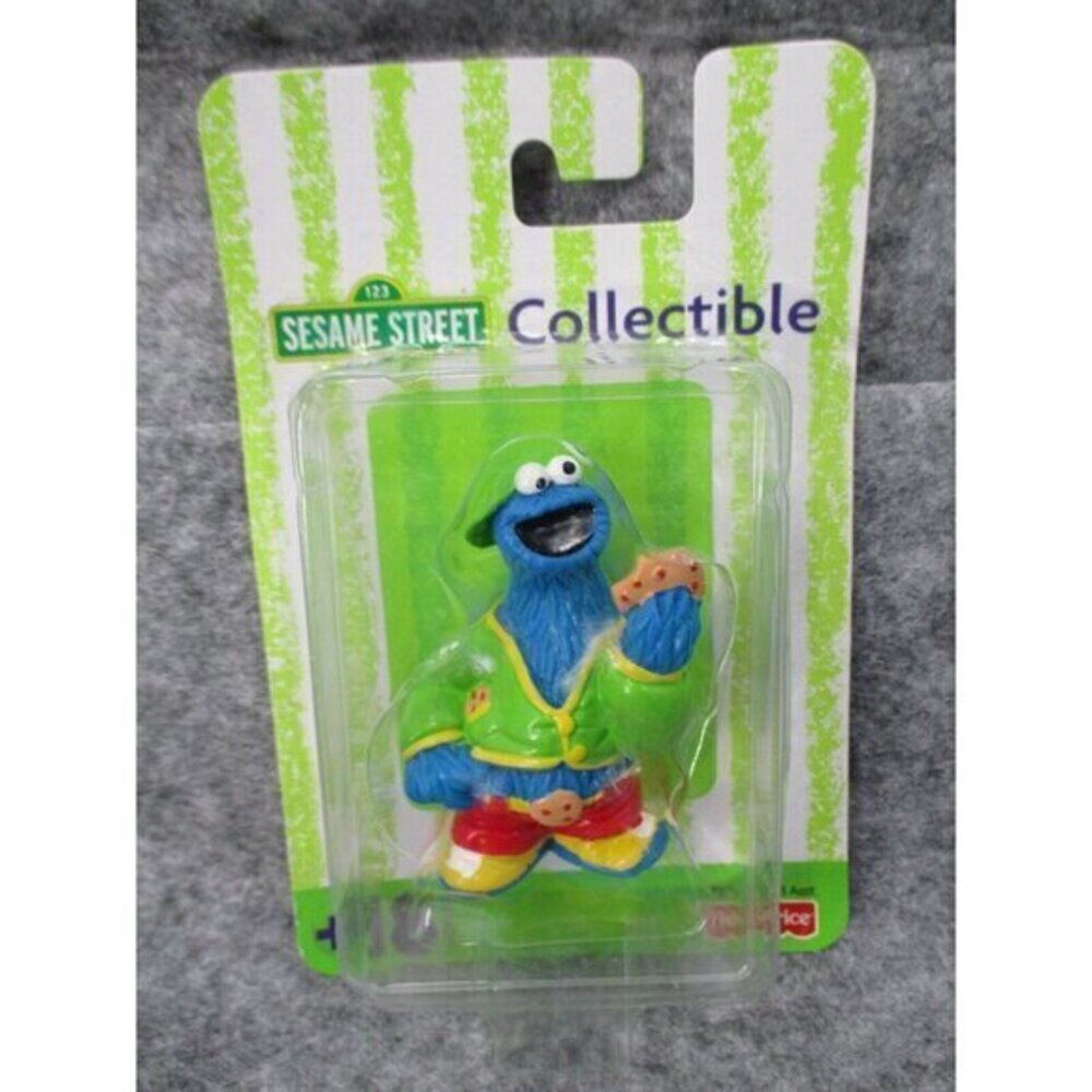 Fisher Price Cookie Monster Collectible Figurine Cookie Monster New in Box 2001